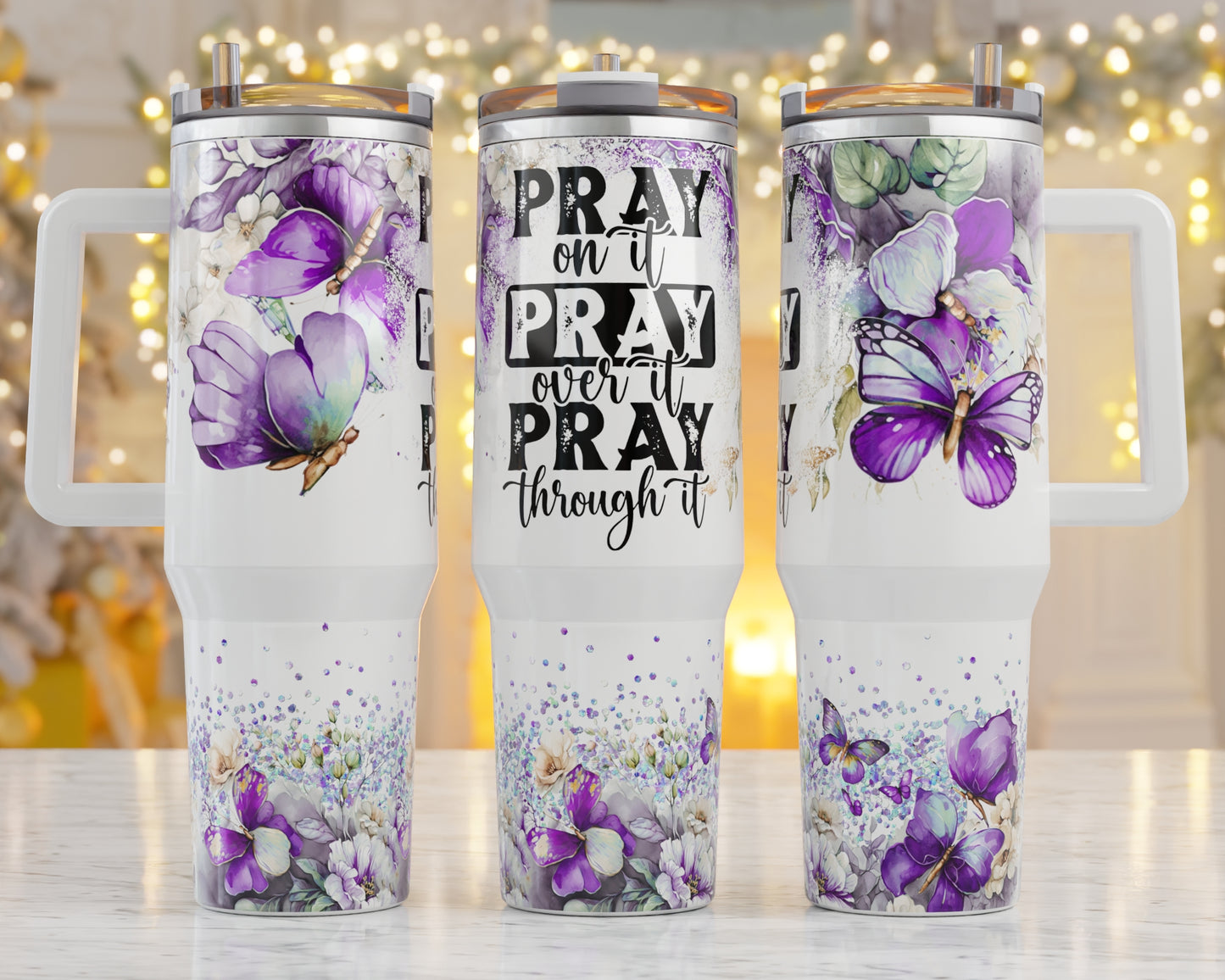 pray pray pray 40oz tumbler