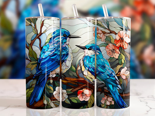 blue bird 20oz tumbler