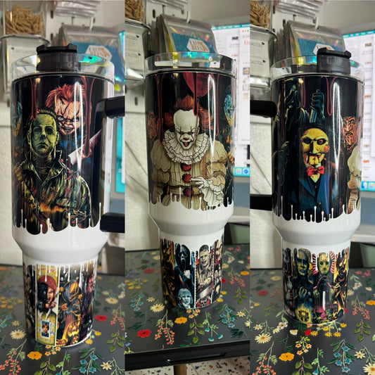 horror 40oz tumbler