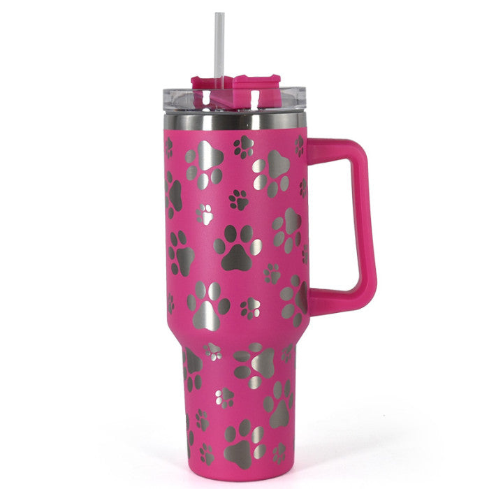 Puppy paw 40oz tumbler