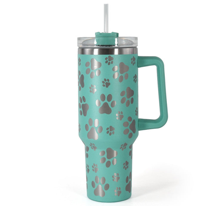 Puppy paw 40oz tumbler