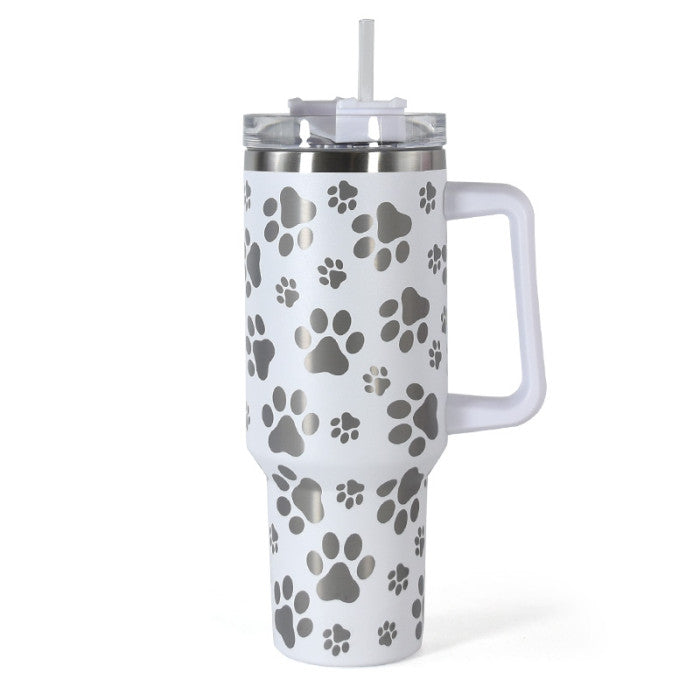 Puppy paw 40oz tumbler