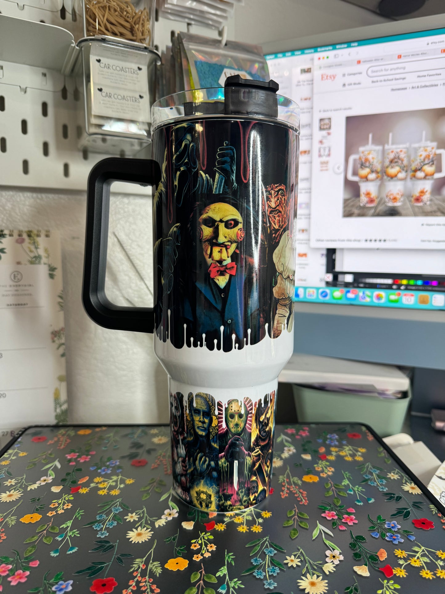 horror 40oz tumbler