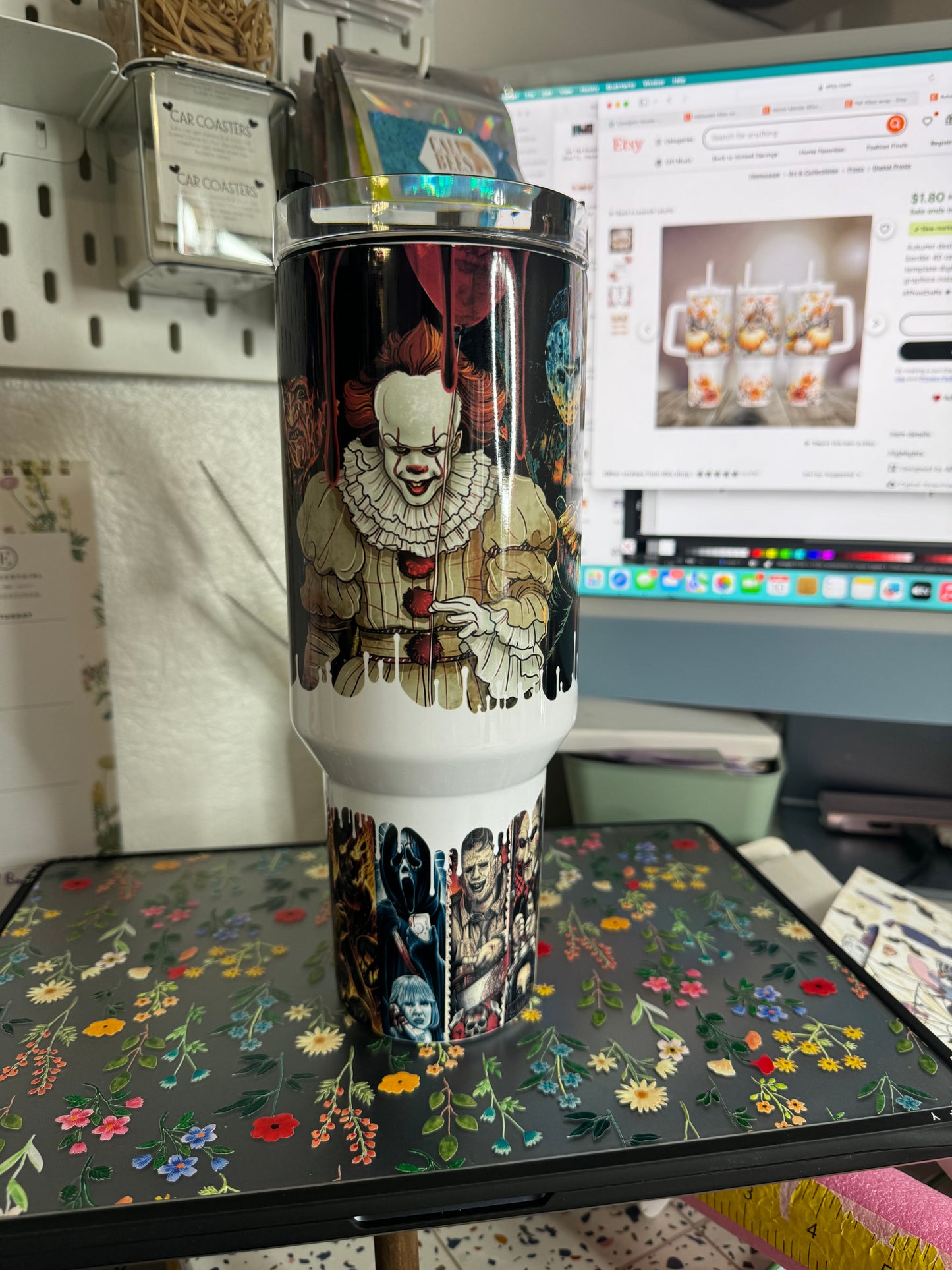 horror 40oz tumbler