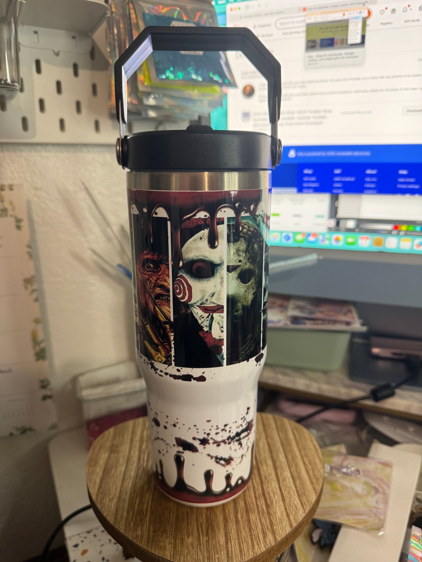 horror 30oz tumbler