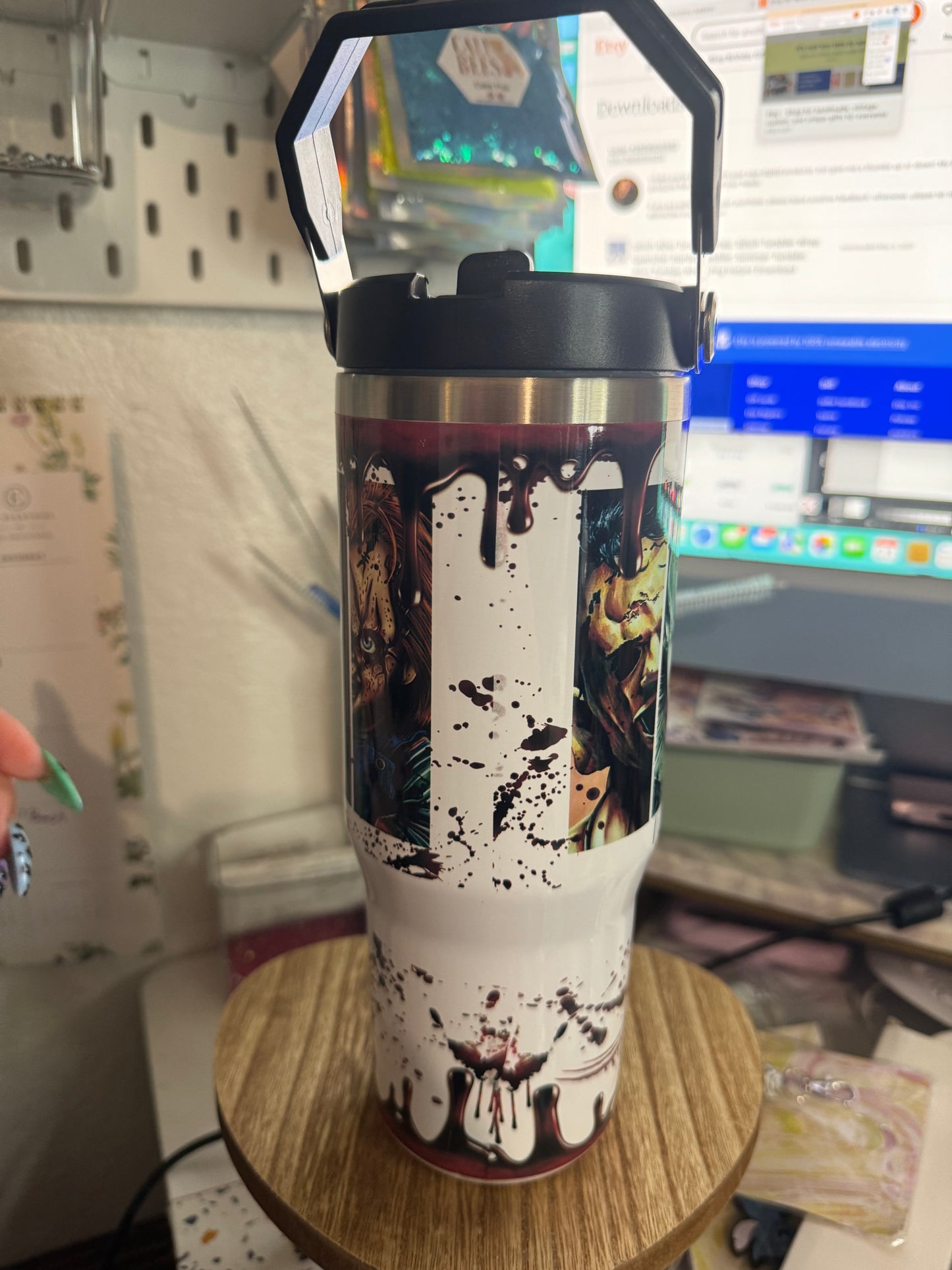 horror 30oz tumbler