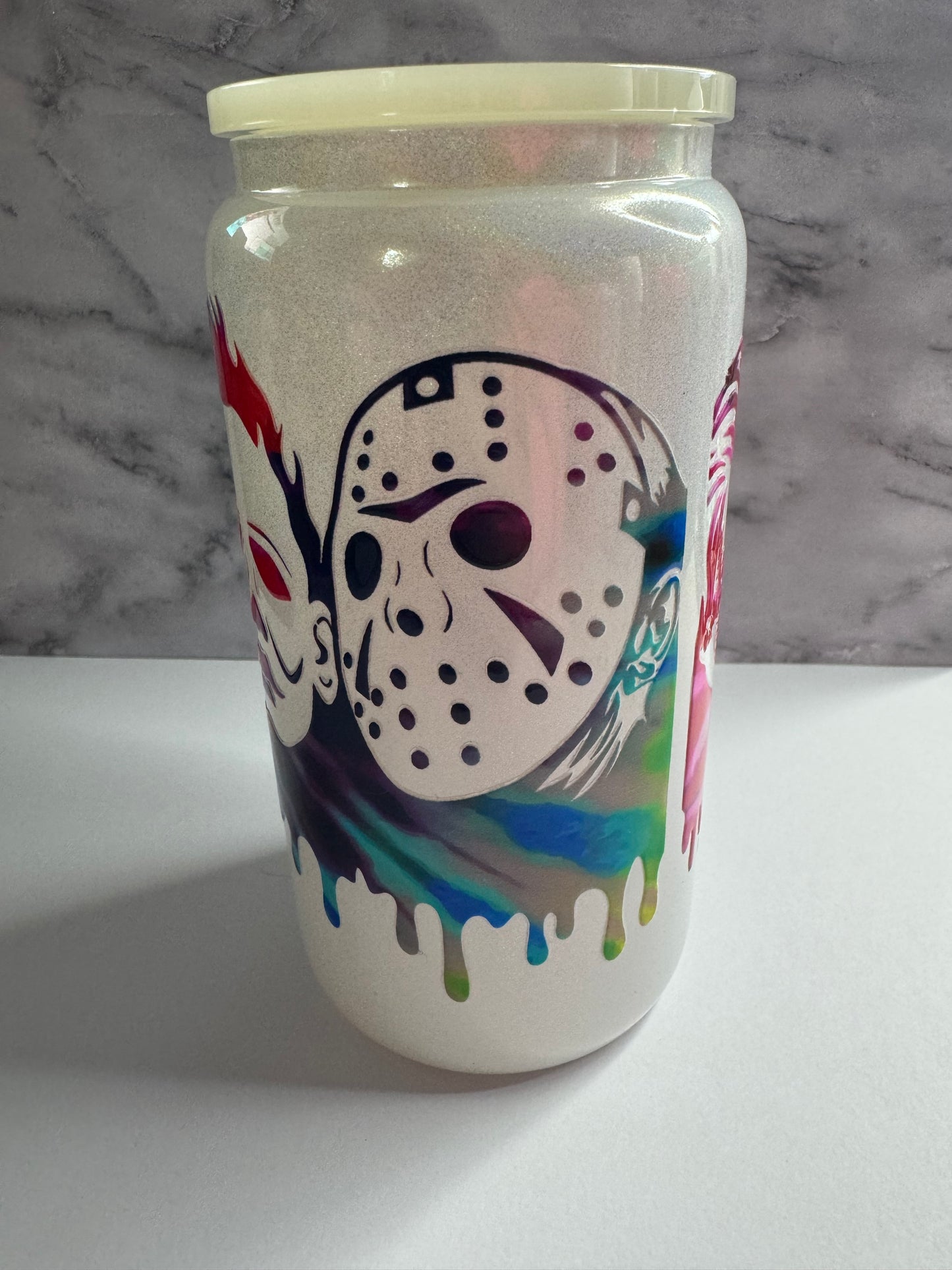 horror glass can