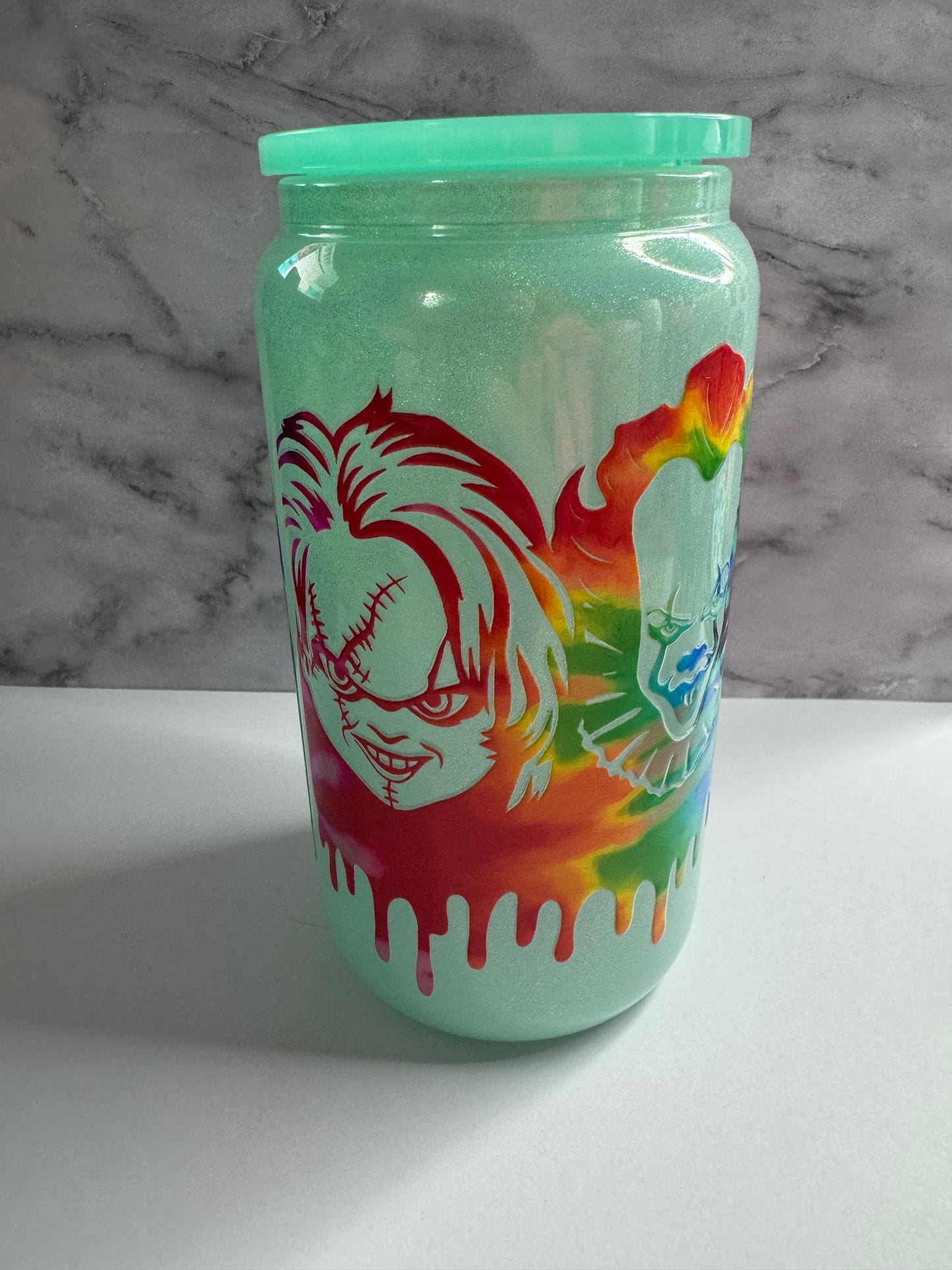 horror glass can