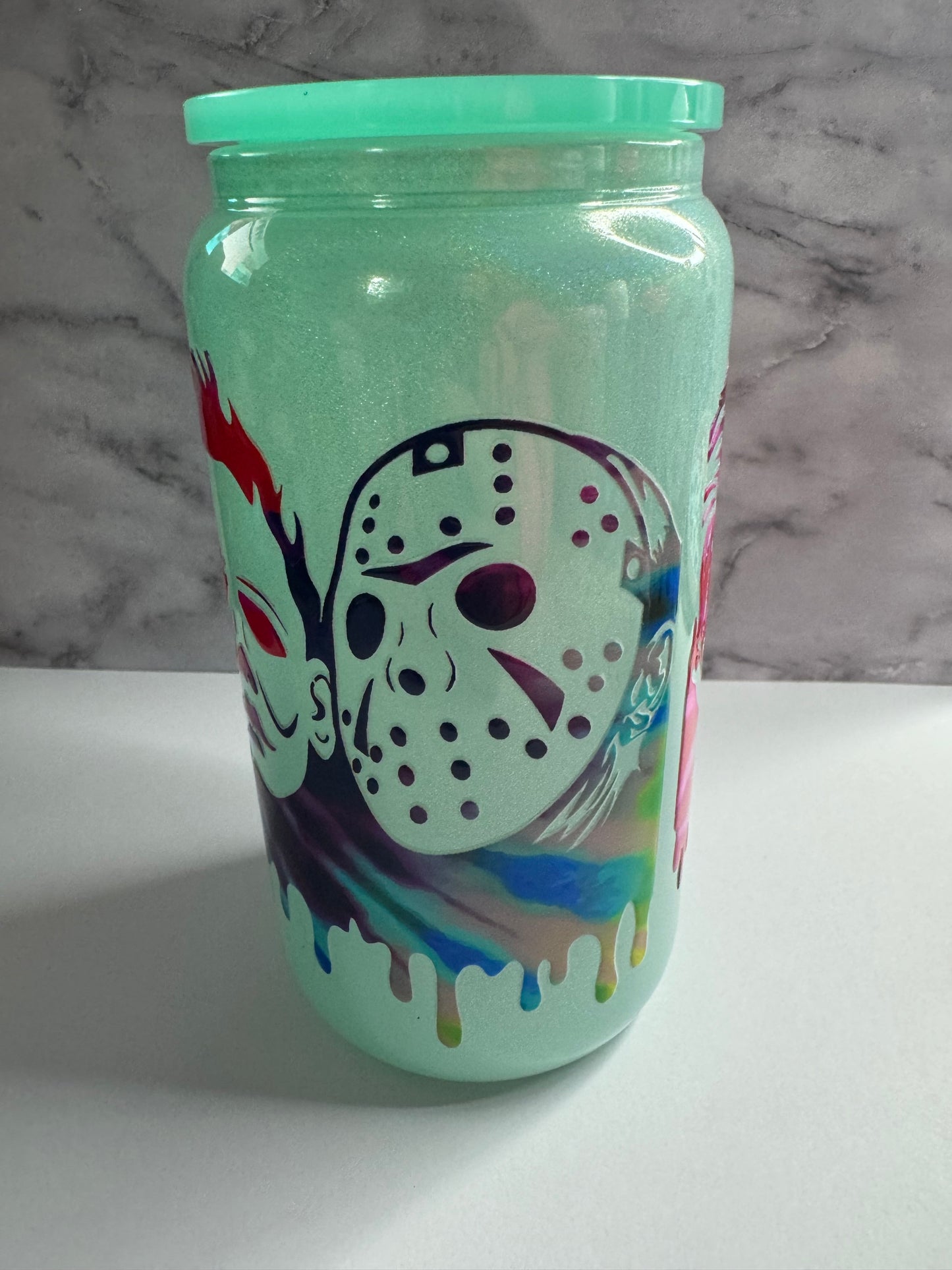 horror glass can