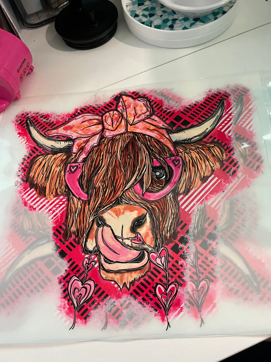 pink cow