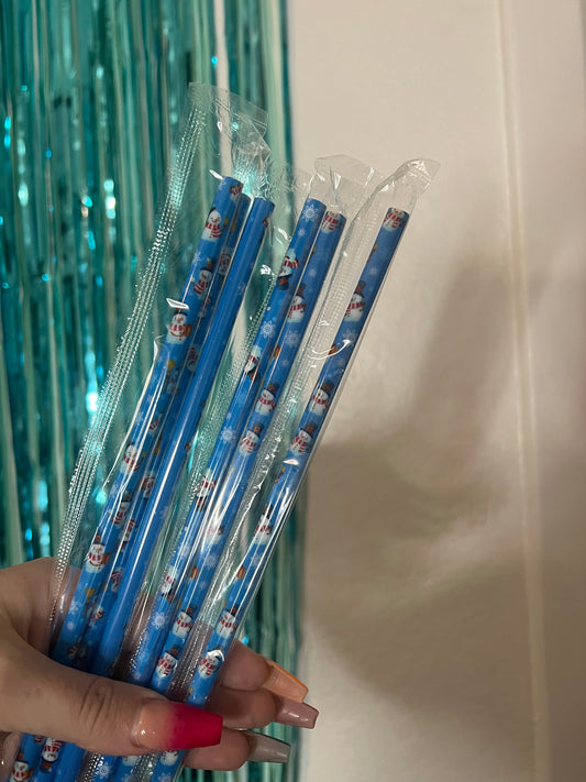 Christmas straws