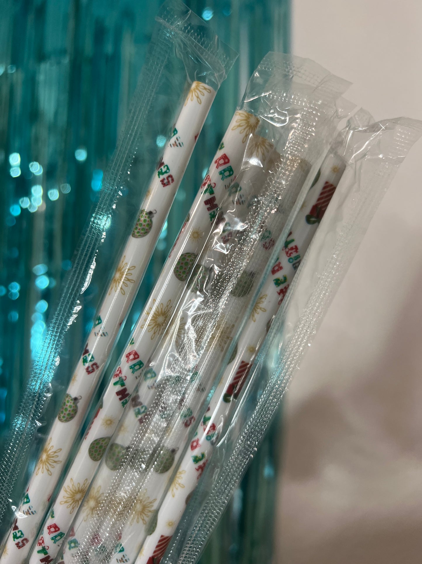 Christmas straws