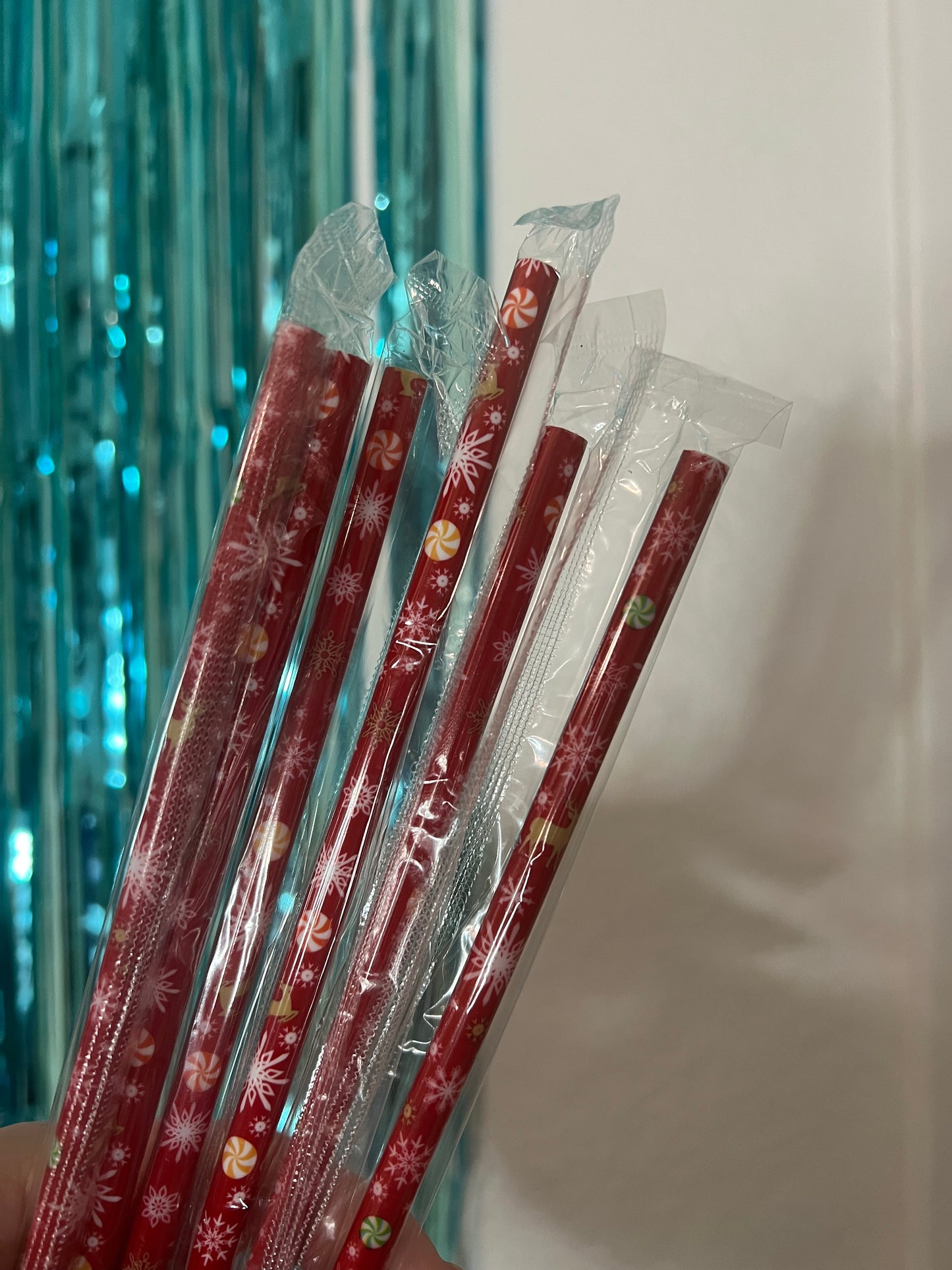 Christmas straws