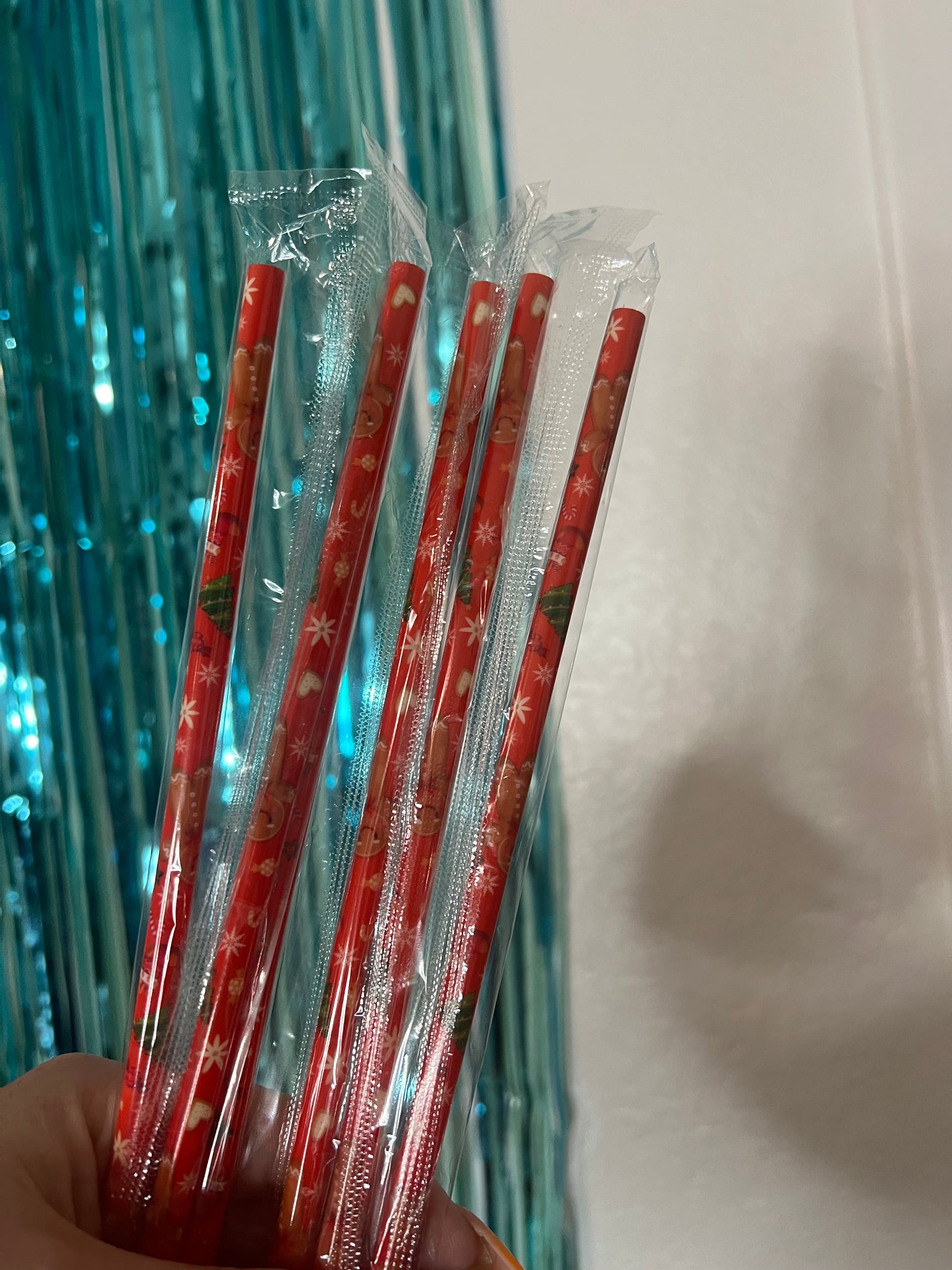 Christmas straws