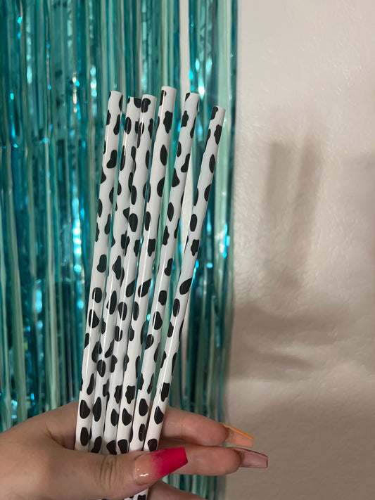 animal print straws