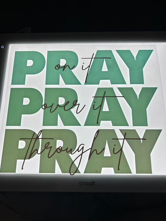 pray pray pray shirt transfer