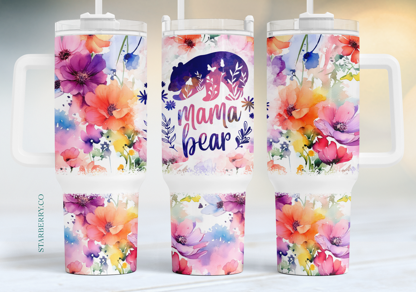 mama bear 40oz tumbler