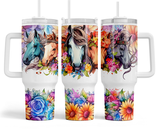 Horse 40oz tumbler