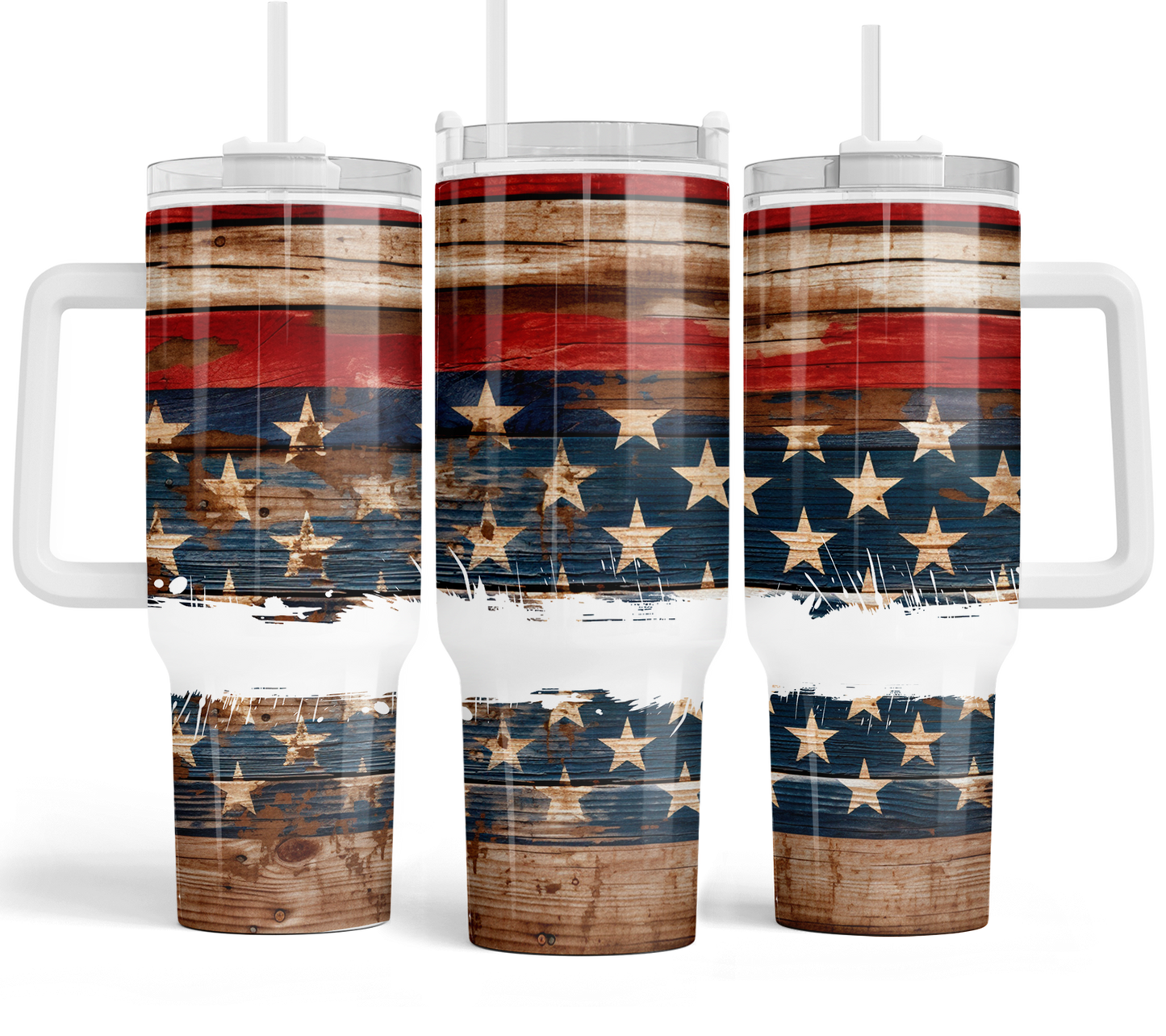 American flag 40oz tumbler