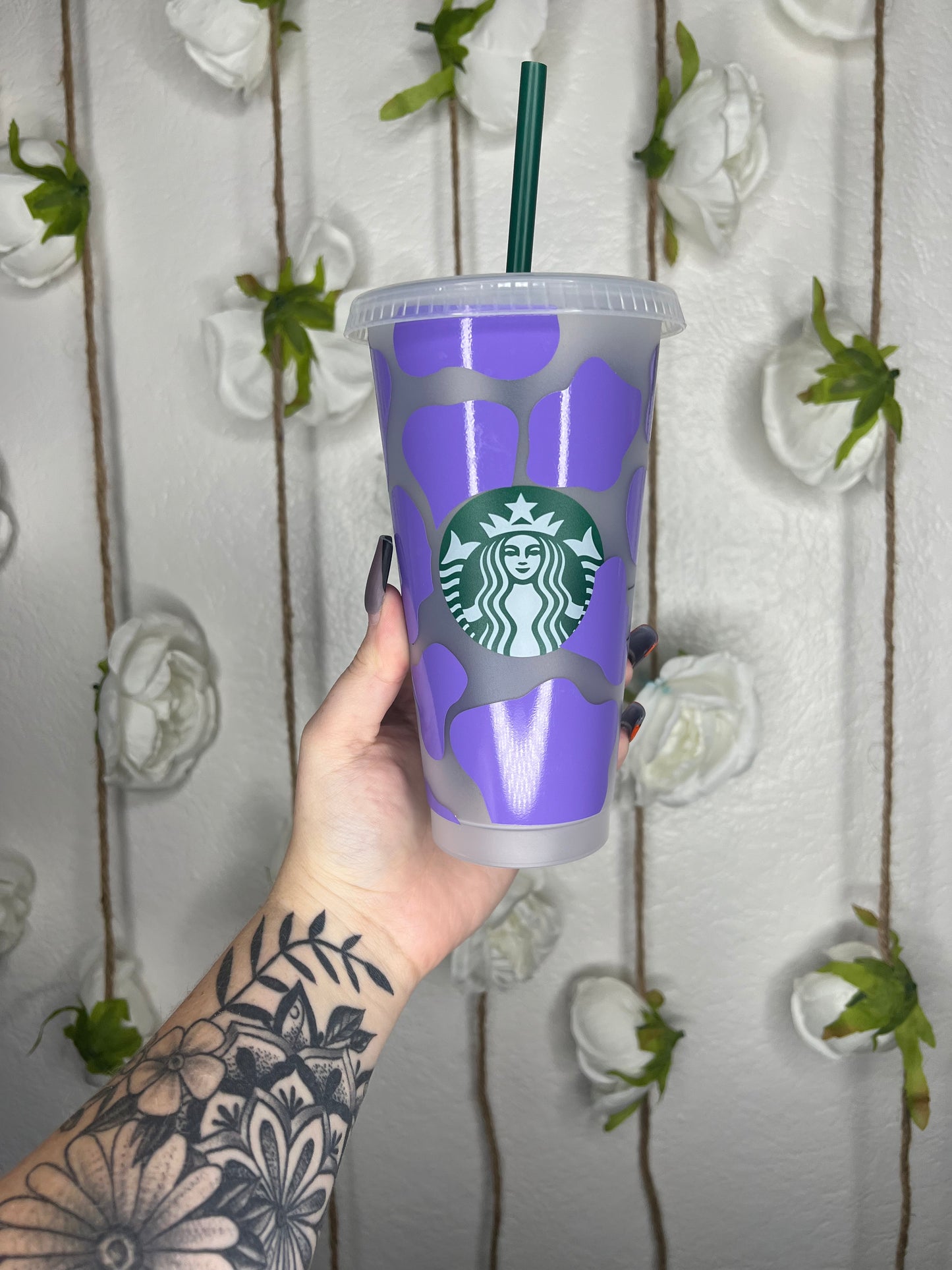 Cow Print Starbucks Cold Cup