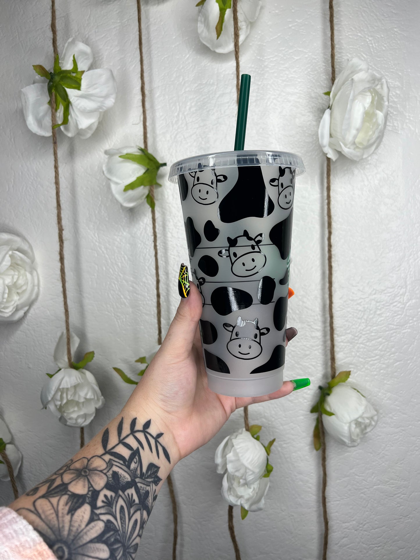 Cow Starbucks Cup