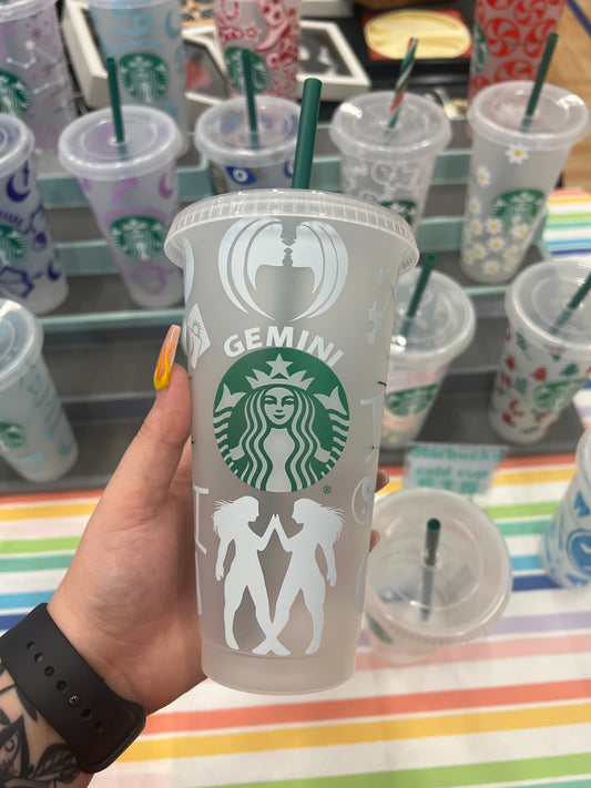 Gemini Zodiac Cold Cup