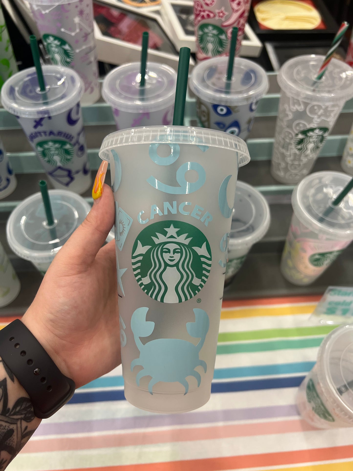 Cancer Zodiac Cold Cup